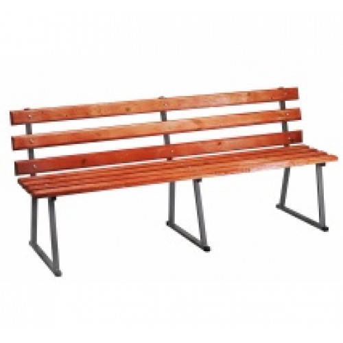 Скамейка без подлокотника L-1300 крашеная 